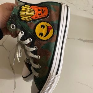 Camouflage converse kids
